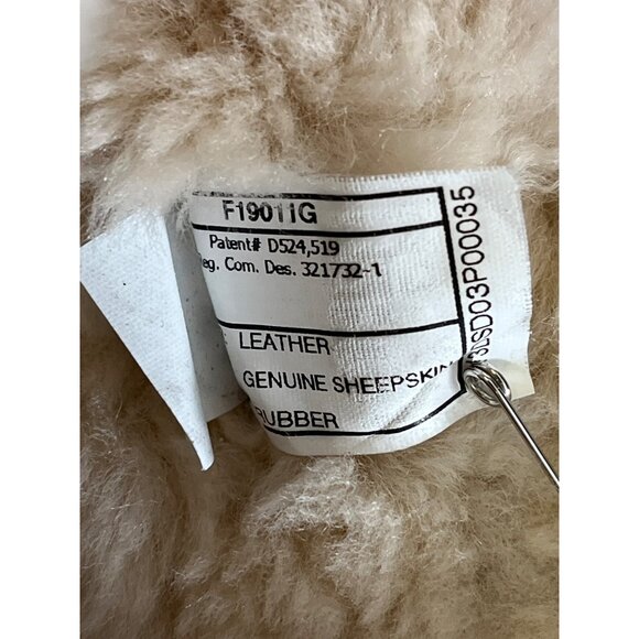 Ugg Australia Women's Brown Leather Mid Calf Boots Size 10 SKU 6105 - Picture 7 of 9